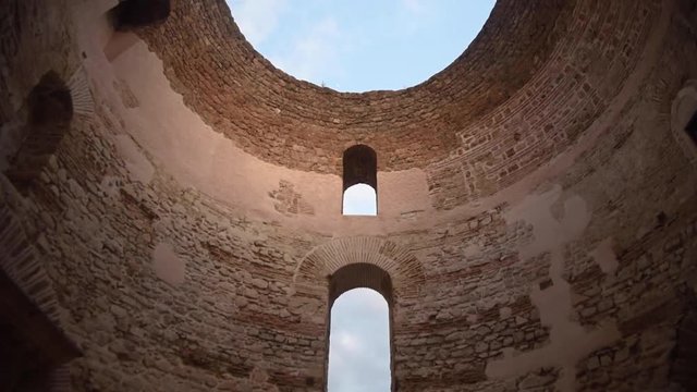 Dome in Diocletian's Palace in Split, Croatia