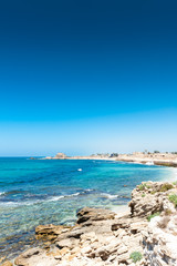 Fototapeta na wymiar Israel, Caesarea, seashore