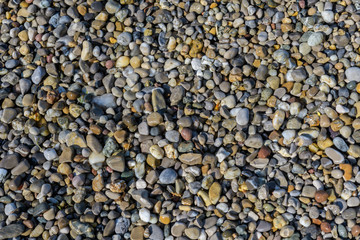 Kies  am Strand Hintergrund