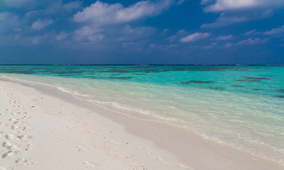 Fototapeta na wymiar Maldives, tropical sea background