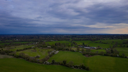 Fototapeta premium Panoramic Drone Landscape