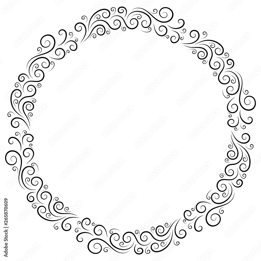 Poster basic rgbround frame for decorative design. greeting card vector. vector holiday frame. beautiful ab