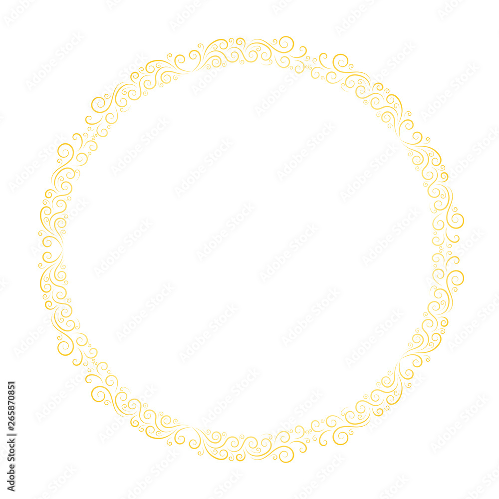 Aufkleber basic rgbround frame for decorative design. greeting card vector. vector holiday frame. beautiful ab