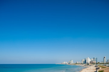 Cityscape of Tel Aviv as seen from Jaffa