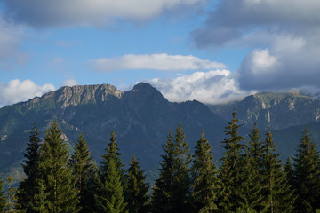 The Tatra Mountains, Tatras, or Tatra - a mountain range that forms a natural border between Slovakia and Poland