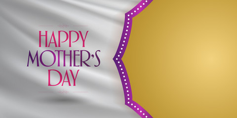 International Happy Mother's Day. Billboard, Poster, Social Media, Greeting Card template. (Turkish: Anneler Gununuz Kutlu Olsun.)