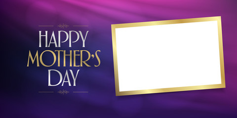 International Happy Mother's Day. Billboard, Poster, Social Media, Greeting Card template. (Turkish: Anneler Gununuz Kutlu Olsun.)