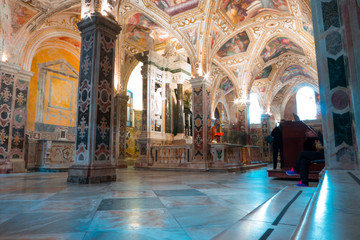 Fototapeta na wymiar Cripta della Cattedrale di Amalfi, Italia