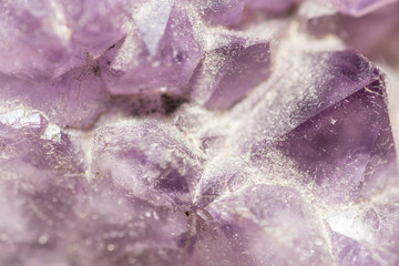 small putple crystals