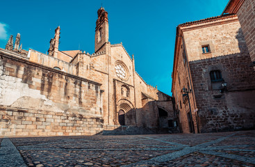 Old Cathedral of Plasencia or Catedral de Santa Maria. Is a Catholic temple of the Spanish city of...