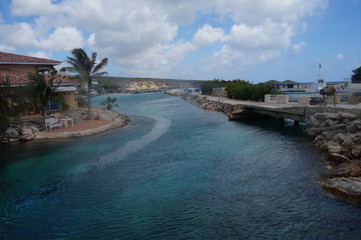 Fototapeta na wymiar Water view in Curacao