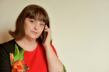 woman and smartphone