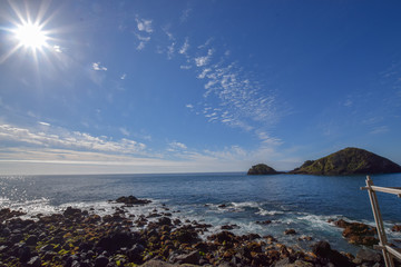 scenery at the azores island