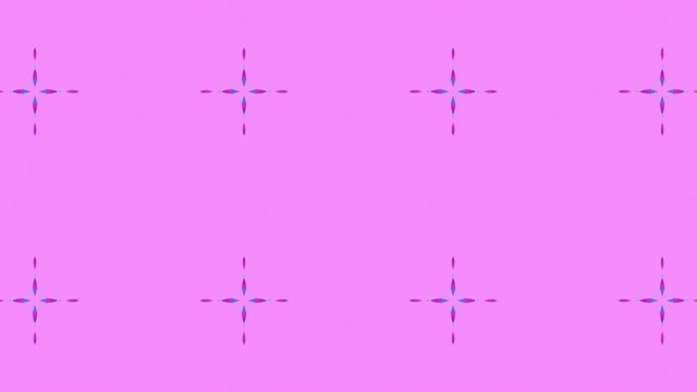 Looped abstract pastel colored kaleidoscope or mandala.