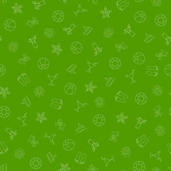 Summer seamless pattern background. Vector texture illustration.