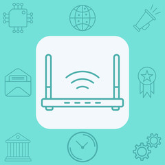 Router vector icon sign symbol