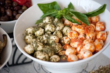 marinated fresh mozzarella cheese