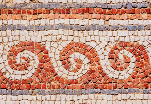 Mosaic Floor in Jerash, Jerash Governorate, Jordan