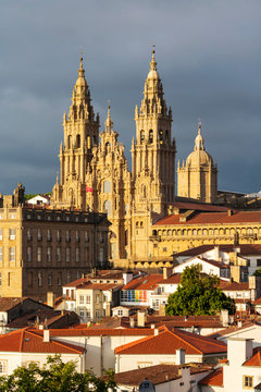 Exterior view of Cathedral of Santiago de Compostela