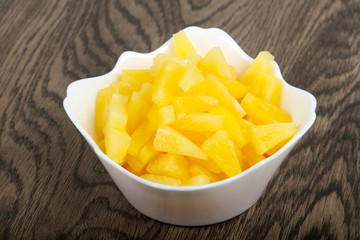 Canned pineapple