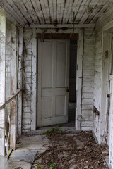 Porch Door at Abandoned House