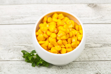 Young sweet corn