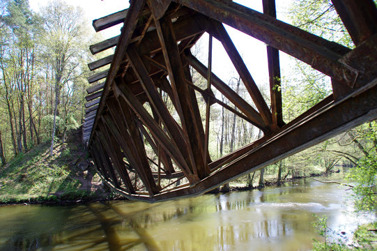 Collapsed bridge