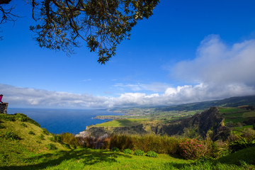 Fototapeta na wymiar scenery at the azores island