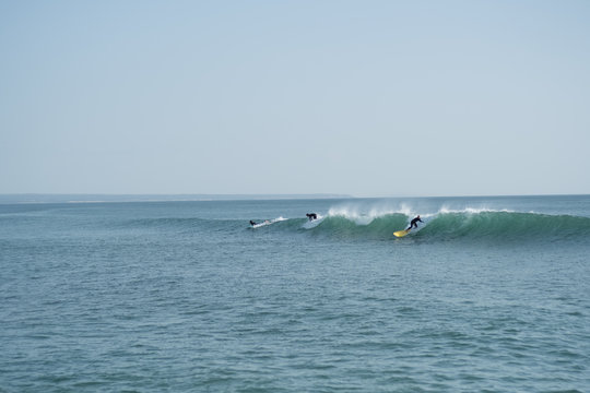 One more day of surf in Costa da Caparica, close to Lisbon in Portugal.