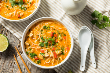 Homemade Thai Chicken Coconut Curry Pho