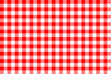 Gingham pattern. Texture from rhombus/squares for - plaid, tablecloths, clothes, shirts, dresses, paper, bedding, blankets, quilts and other textile products. Vector illustration EPS 10