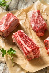Raw Organic Beef Short Ribs