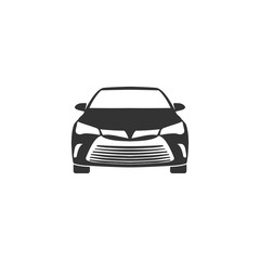 Car icon in simple design. Vector illustration