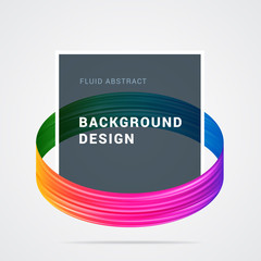 Modern colorful flow abstract background vector illustration.