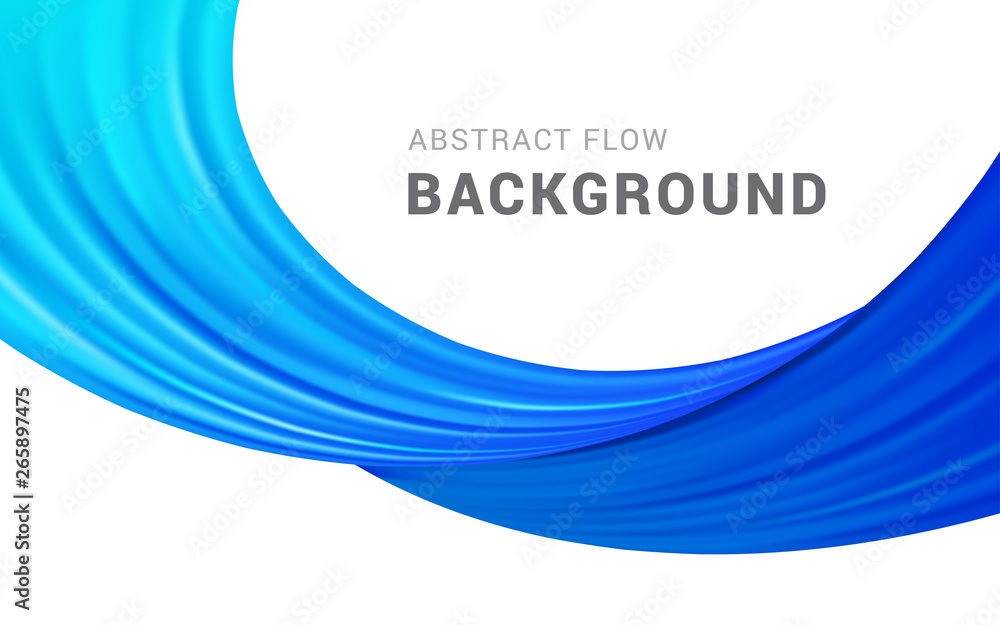 Poster modern colorful flow abstract background vector illustration.