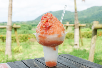 グァバ味のフラッペ