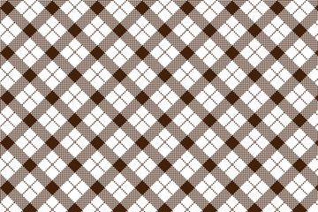 Gingham pattern. Texture from rhombus/squares for - plaid, tablecloths, clothes, shirts, dresses, paper, bedding, blankets, quilts and other textile products. Vector illustration EPS 10