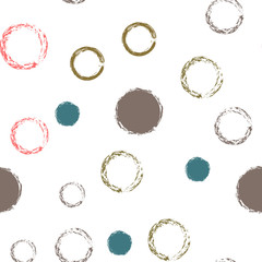 polka dots seamless pattern pastel