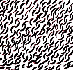 Hand drawn brown brush strokes on white background.Abstract concept graphic element.ent.