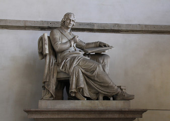 statua di Giuseppe Parini; Palazzo Brera, Milano