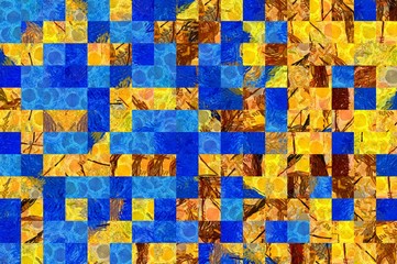 Golden colors useful design pattern for creative production creating. Rich gold background for creating cards, invitations, flyer or banner. Good as web decor element use. Elegant graphic painting art