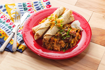 Mexican Taquitos Rice