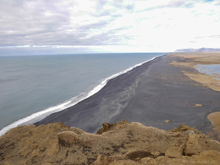 Beautiful landscape near Dyrhólaey area