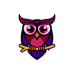 Owl Vector Logo Design Template