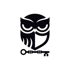 Owl Vector Logo Design Template