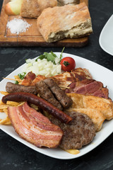 Mix of balkan meals