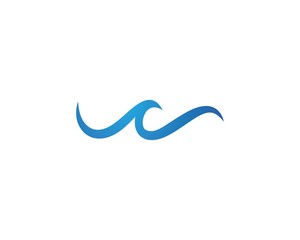 Water wave Logo Template