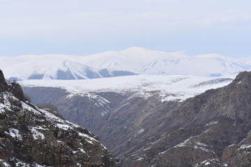 Natural life, tourism, natural photos, Devil's Castle in Ardahan, Turkey