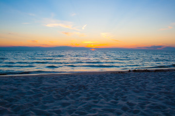 Ludington, Michigan Sunset