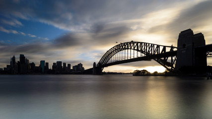 Sydney Habour Bridge at Sunset